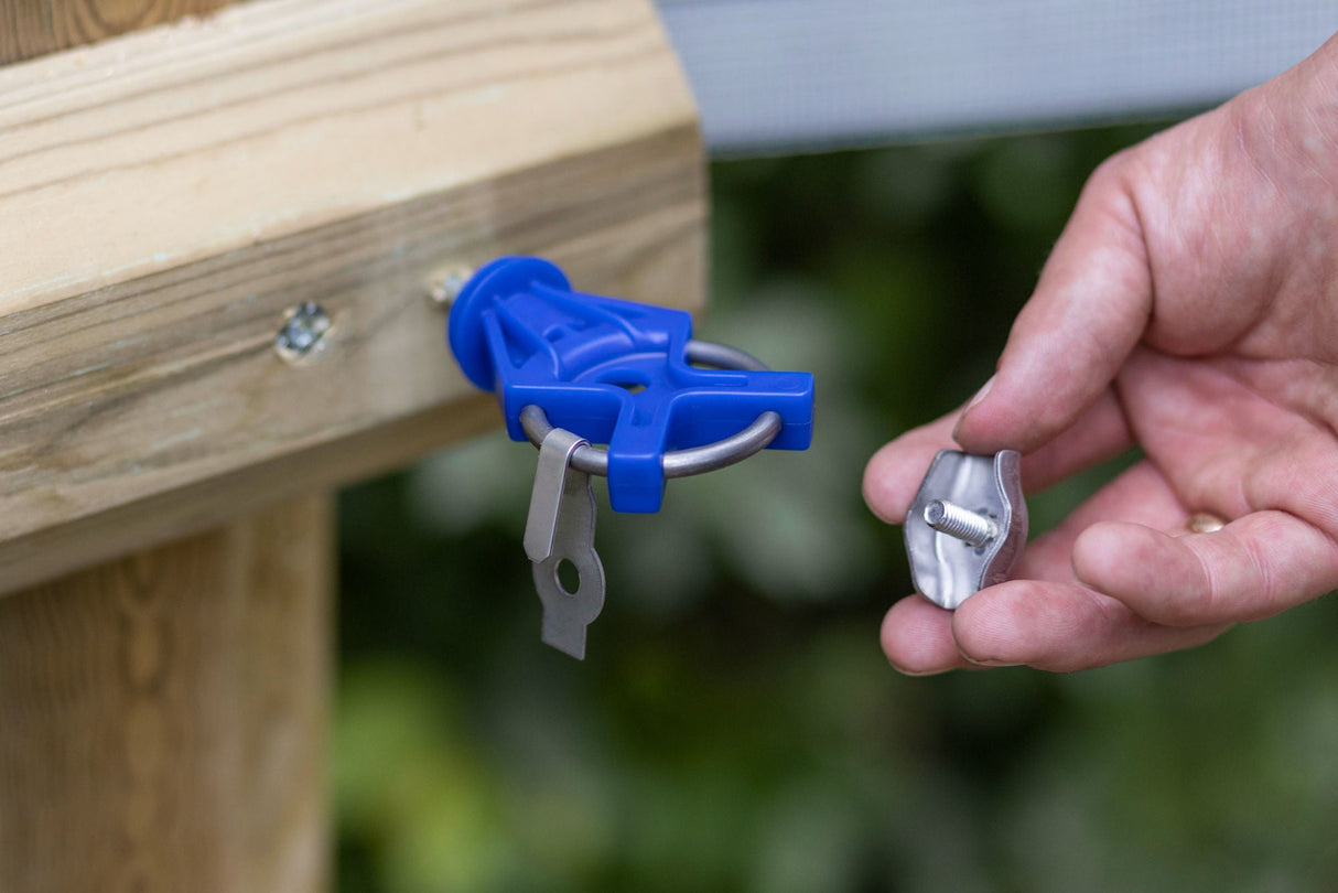 Kerbl Schraub Seil-/Litzenverbinder 4 St im HB, Niro 1 Blister 441285/041