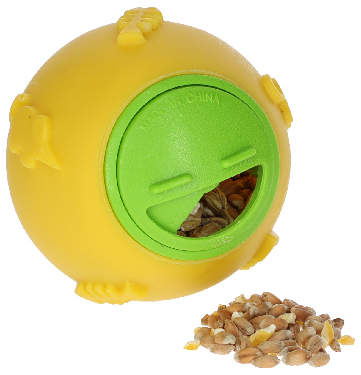 Kerbl Snackball für Hühner ø 7,5 cm, gelb - 73158
