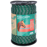 Kerbl Seil EconomyLine, 200m, 6mm grün/grau, 6x0,2mm SSW, Recy. - 442815-RE