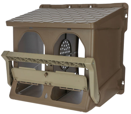 Kerbl Doppellegenest aus recyceltem Kunststoff, unverpackt - 73146 - 18 Stück