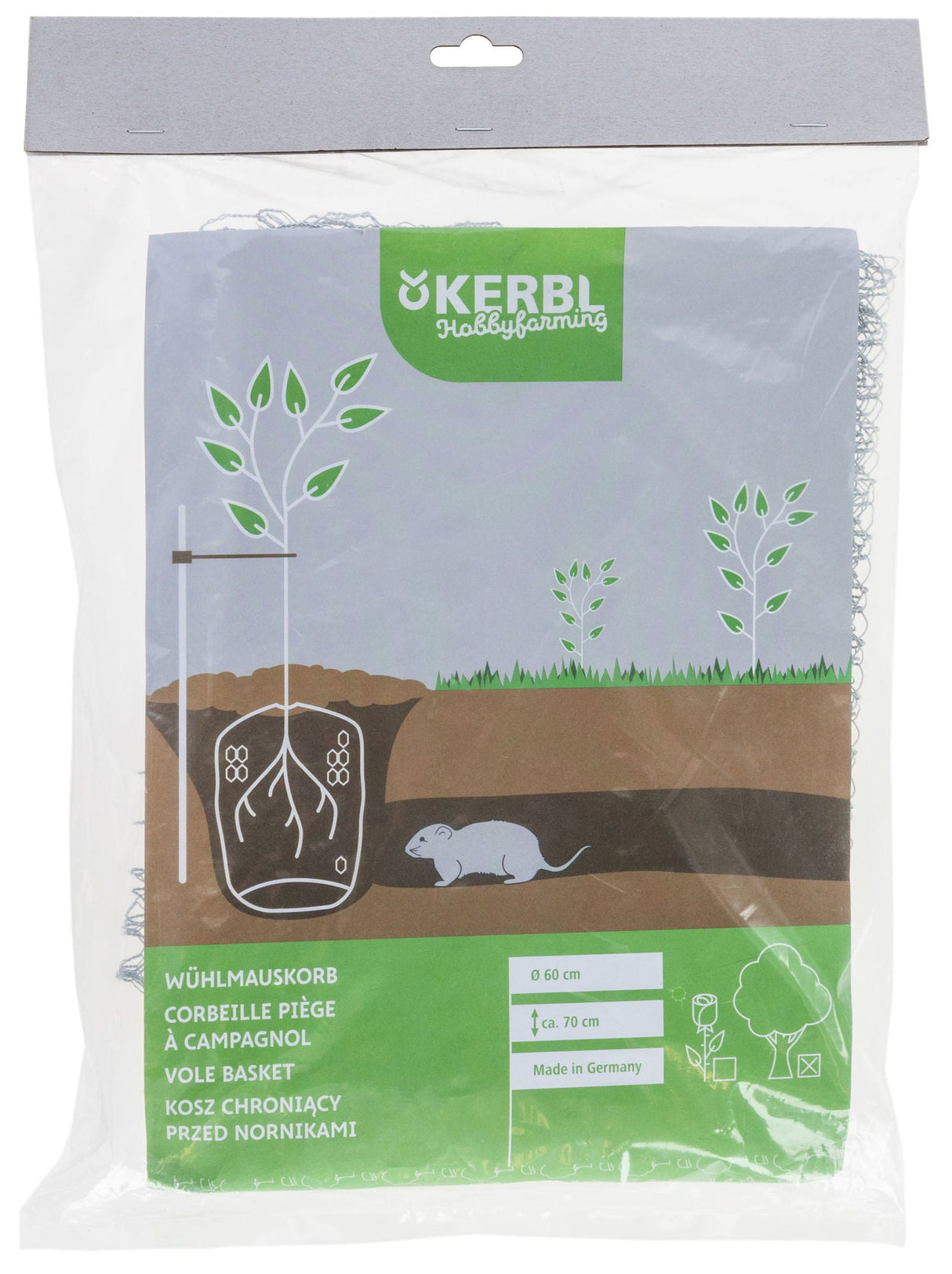 Kerbl Wühlmauskorb, groß, 60cm 291172