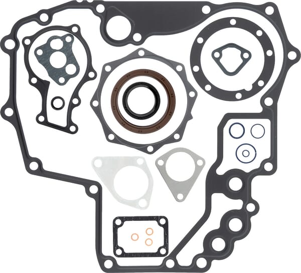 Engine gasket set below