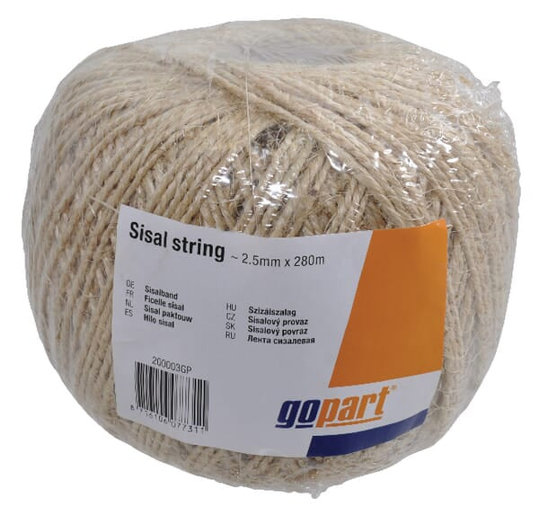 KRAMP Sisalband  2,5 mm x 60 m 200001GP