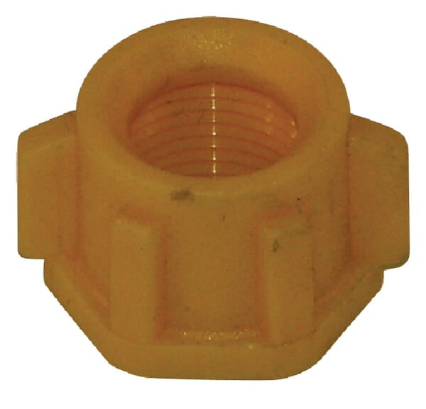 Écrou-raccord jaune 3/8"