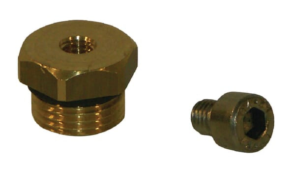 Screw plug + vent