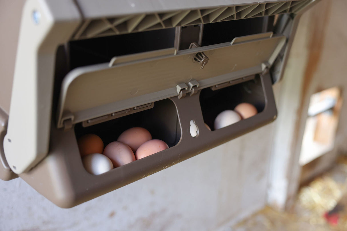 Kerbl Doppellegenest aus recyceltem Kunststoff, unverpackt - 73146 - 18 Stück