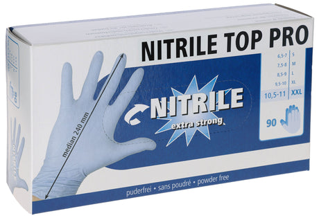 Kerbl Nitril Top Pro, Gr. XXL blau Einmalhands. 90Stk, ungepudert - 153074