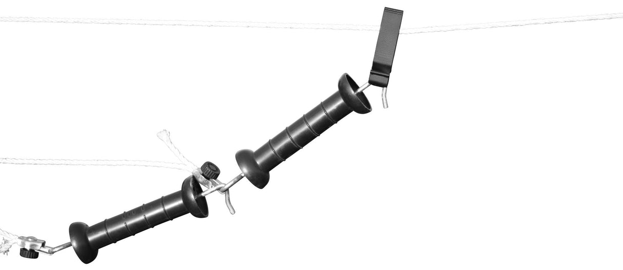 Kerbl FenceClip zum Einhängen von Torgriffen, schwarz, 8 ST/BLI 1 Blister 442371