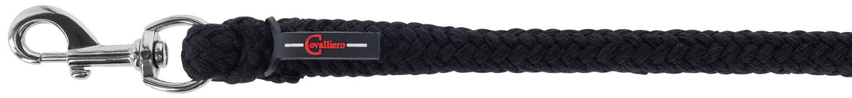 Kerbl Führstrick Doria, black mit Karabinerhaken - 3228211