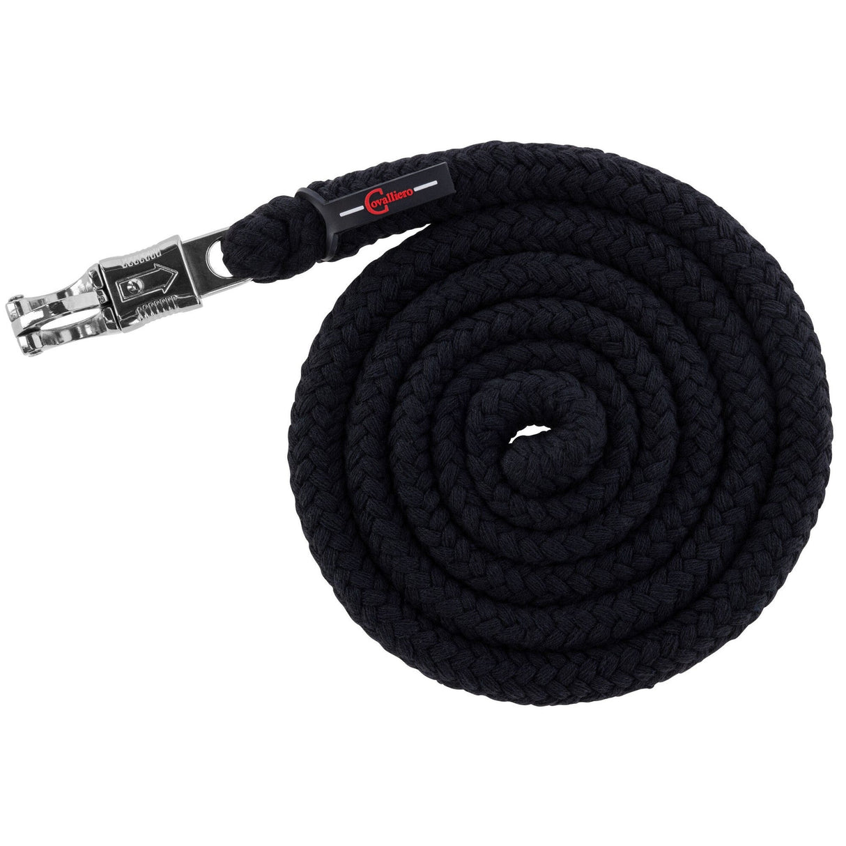 Kerbl Führstrick Doria, black mit Panikhaken - 3228212