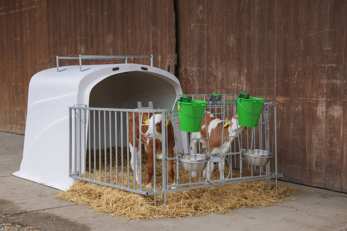 Kerbl CalfHouse Kälberiglu Premium DUO mit Umzäunung - 14618