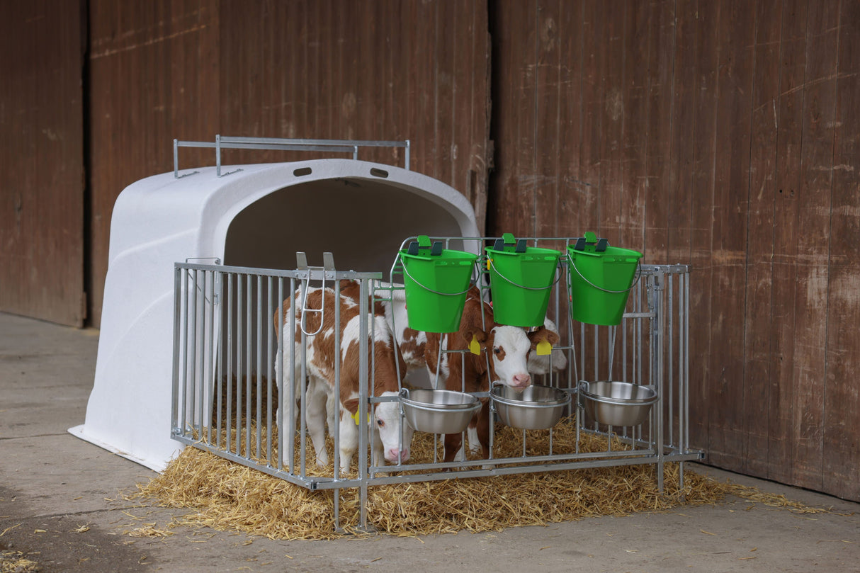 Kerbl CalfHouse Kälberiglu Premium DUO mit Umzäunung - 14618