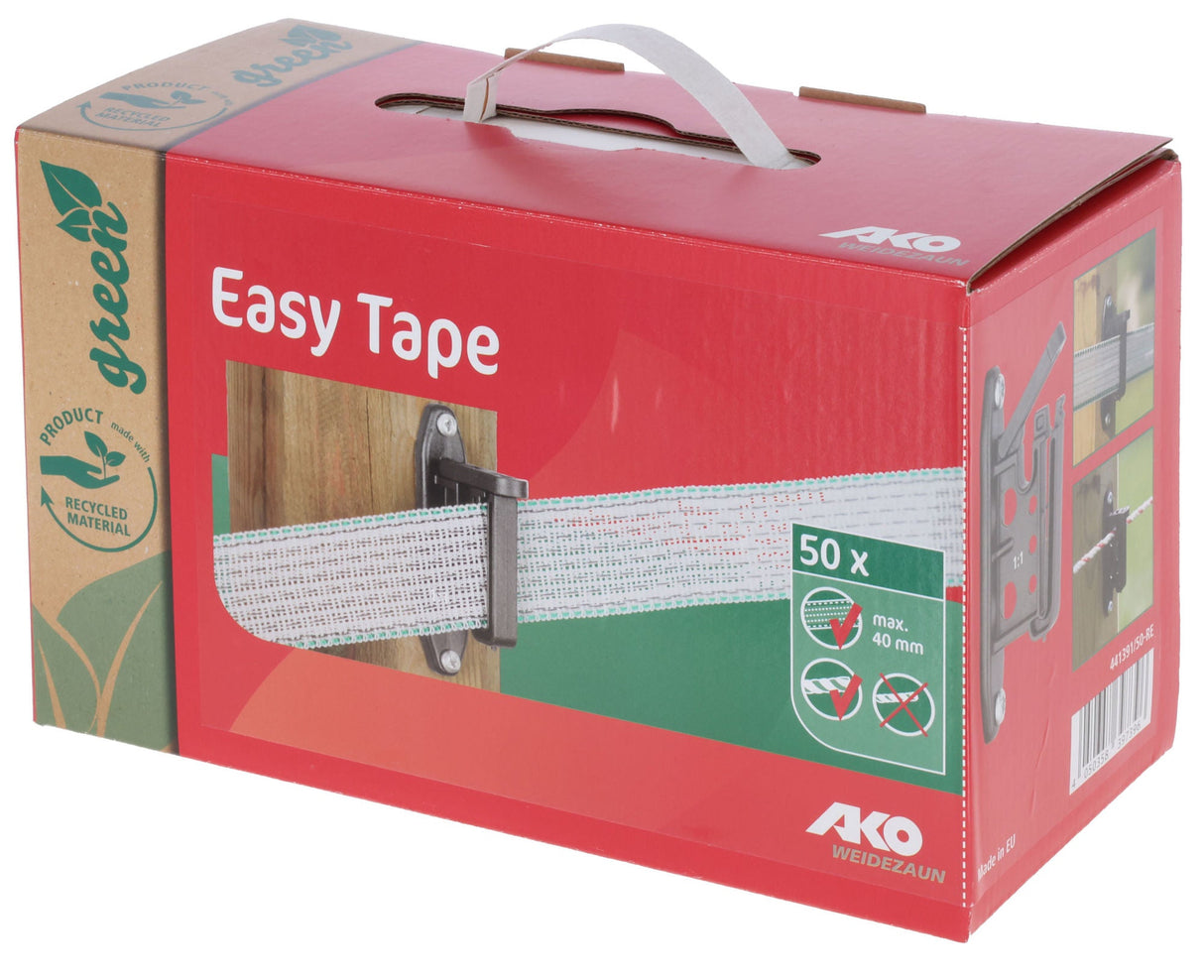 AKO EASY-TAPE Klippisolator Recyc. für Band + Seil, anthrazit - 441391/50-RE