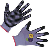 Kerbl Gartenhandschuh Blossom, Gr. 8 lila genoppt, Gr. 8/M - 298038