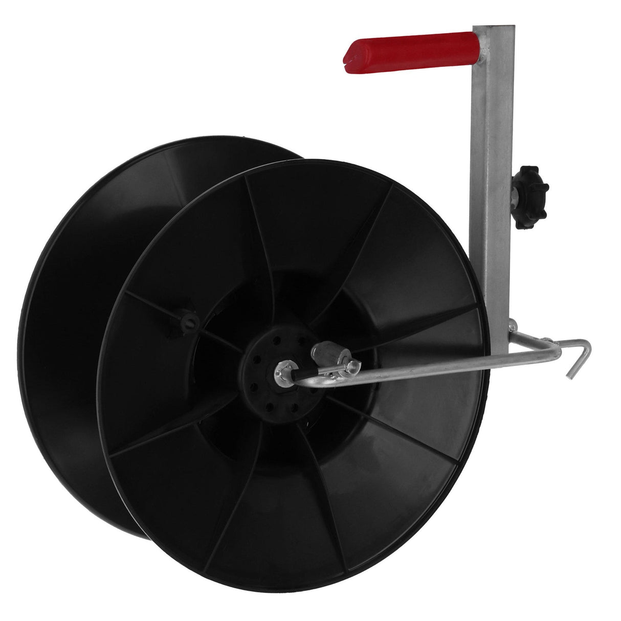 Kerbl Haspel 44271 mit Griff und Aufnahme für Montage am Ständer - 44267