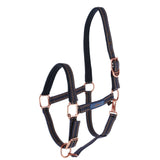 Kerbl Pferdehalfter Royal blau/karamell, Foal - 3228177