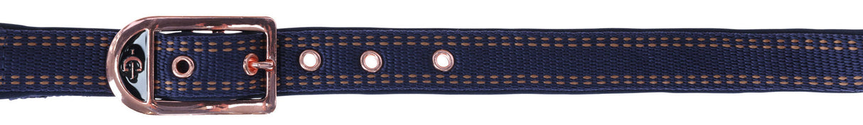 Kerbl Pferdehalfter Royal blau/karamell, Cob - 3228180