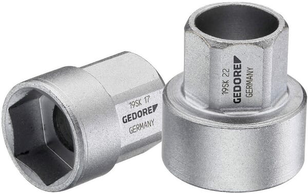 KRAMP Steckschlüssel, 1/2", kurz, 24 mm 19SK24GED