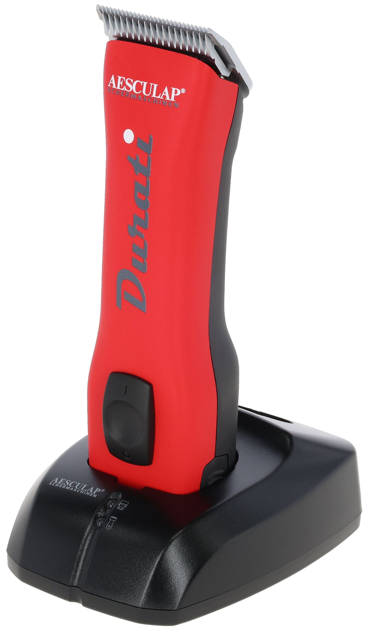 Aesculap Akkuschermaschine Durati, signalrot, 1 Akku schwarz/rot, 1 Akku - GT434-RS