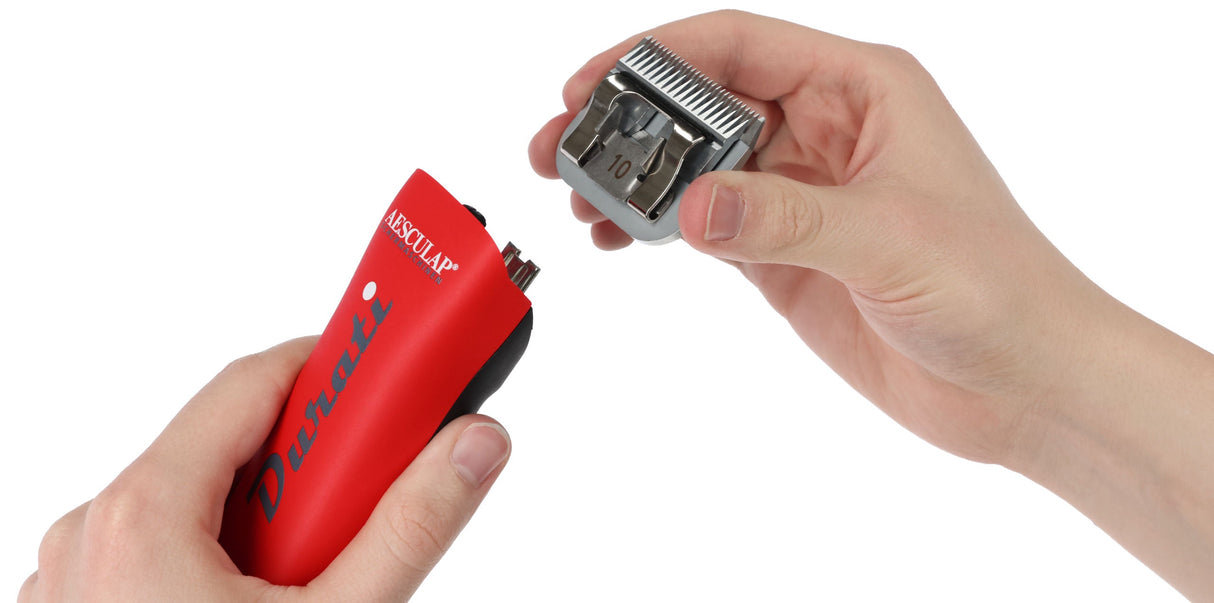 Aesculap Akkuschermaschine Durati, signalrot, 1 Akku schwarz/rot, 1 Akku - GT434-RS