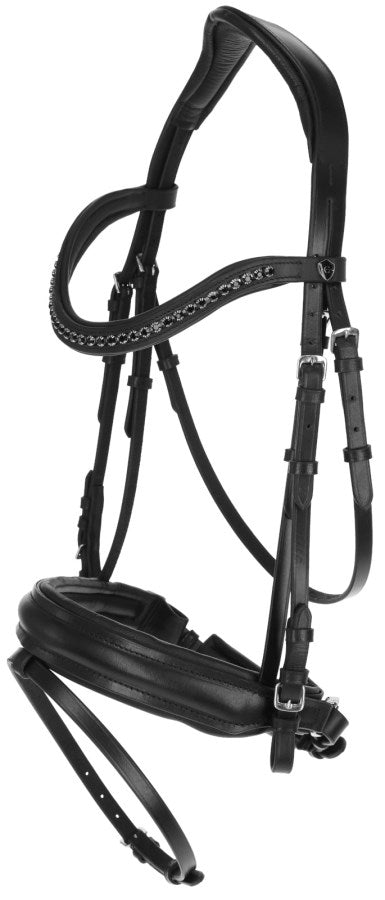 Covalliero Trensenzaum Schwedisch schwarz Cob - 3230200