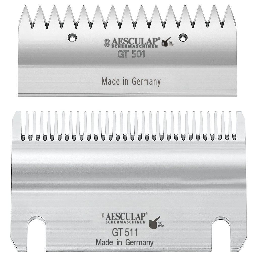 Aesculap Schermesser Set Econom (Fine 1mm) Rind, Pferd 15/31 Z. - GT518