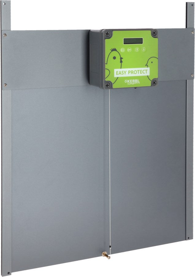 Kerbl Automatische Hühnertür EasyProtect, Öffnung 40x35cm Steuerung mit Tür, Öffnung 40x35cm - 70592