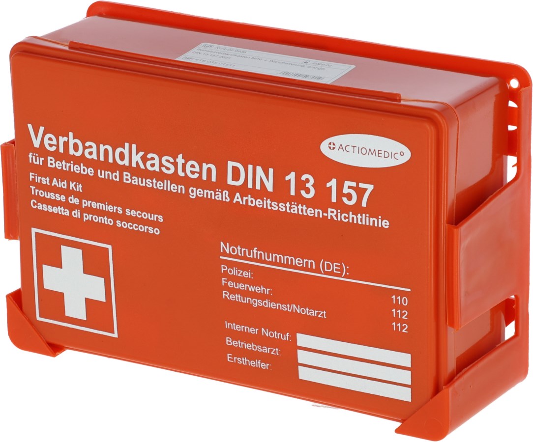 Kerbl Betriebsverbandkasten nach DIN 13157, m. Wandhalter - 345112
