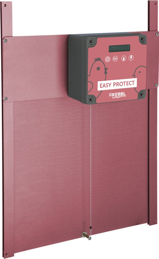 Kerbl Autom. Hühnertür Easy Protect Steuerung mit Tür, rose Steuerung mit Tür, Rosé Edition - 70590-rose