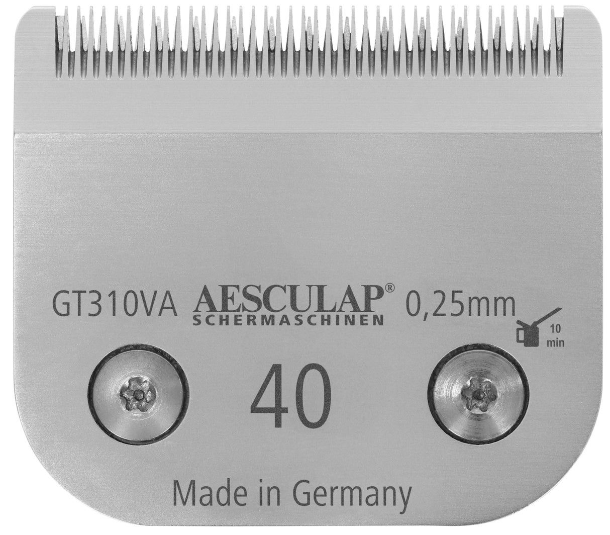 Aesculap Edelstahl-Scherkopf Nr. 40, Edelstahl - GT310VA