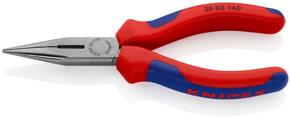 Needle-nose pliers with cutting edge