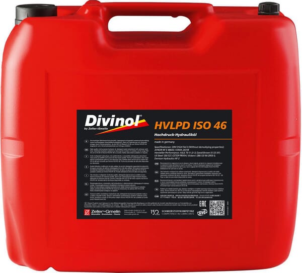 KRAMP Hydrauliköl  HVLPD ISO 46 Divinol 20 Ltr. 28640K030