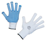 Keron Feinstrickhandschuh FineGrip einseitig genoppt, blau, Gr 10 297344