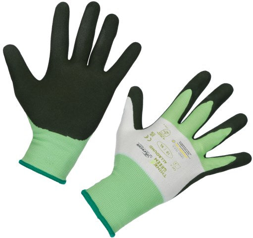 Kerbl Handschuh ThinkGreen Allround grün-weiß, Latexschaum Gr 9/L 298013 –  Neyer Landtechnik GmbH