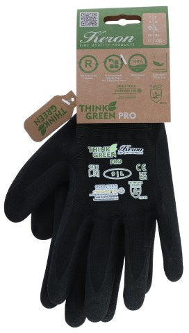 Keron Handschuh ThinkGreen Pro schwarz, Nitrilschaum Gr. 9/L 298033