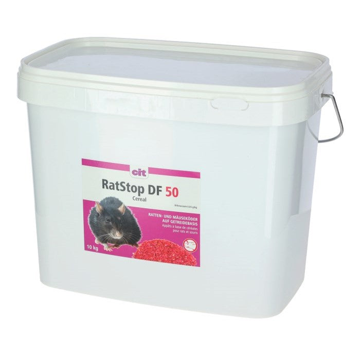 Cit RatStop DF 50 Cereal 10kg-Eimer, Difenacoum Rattenköder - 299539