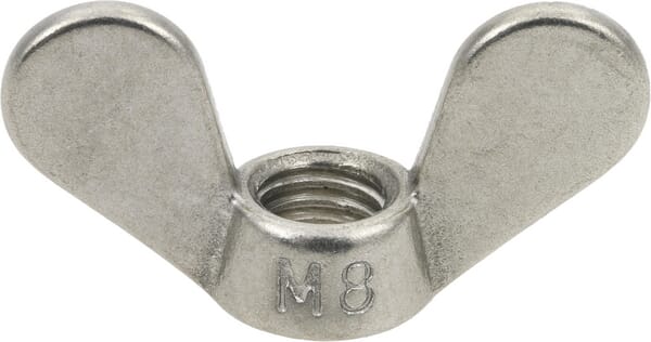 KRAMP Flügelmutter M8 Edelst-A2 DIN - 25 Stück 3158RVSDINP025