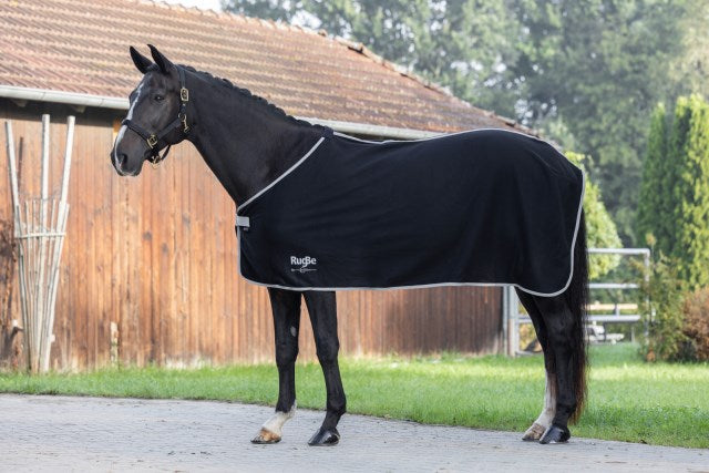 Covalliero Fleecedecke RugBe Economic schwarz, 105 cm - 3226400