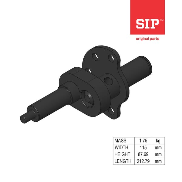 SIP.SI Achse, geschweißt 327170350C