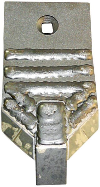 KRAMP Grubberspitze 180x100x20mm, gehärtet, flach, 1 Loch, passend für Razol 3488CN