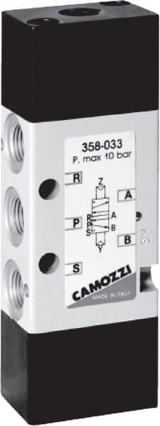 Camozzi 5/2-Wege-Ventil, bistabil 358033