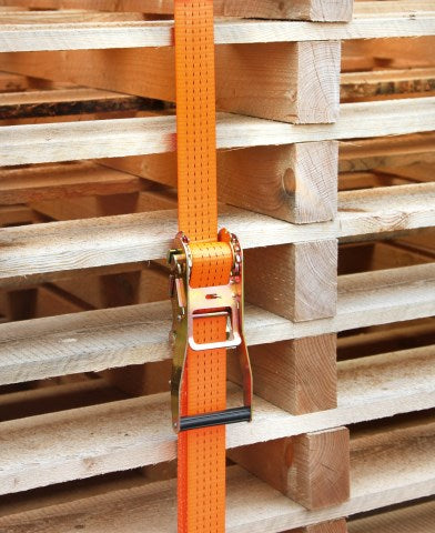 Kerbl Ratschenzurrgurt 2-teilig orange 50mm / 10m; Zurrkraft 4000 kg - 37150