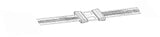 Kerbl Litzclip Bandverbinder 40mm Edelstahl, 5 Stück 1 Blister 442002/056