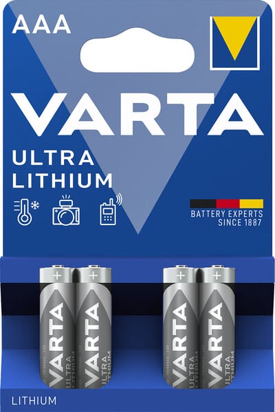 KRAMP Lithium-Batterie 1,5V AAA (4) VT6103301404
