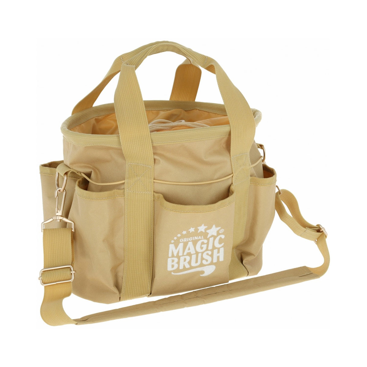 Magic Brush Putztasche beige 30x25x25cm, golden - 80133