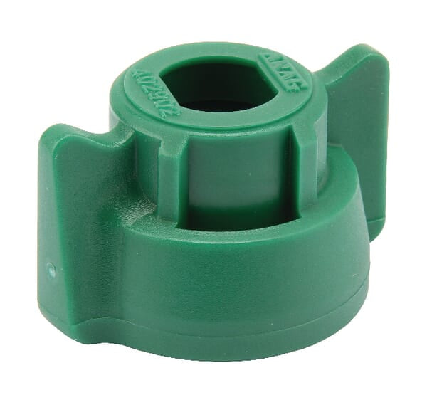 Capuchon de buse 10 mm vert - 25 pièces