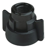 Bouchon de buse 1/4" NPT noir - 25 pièces