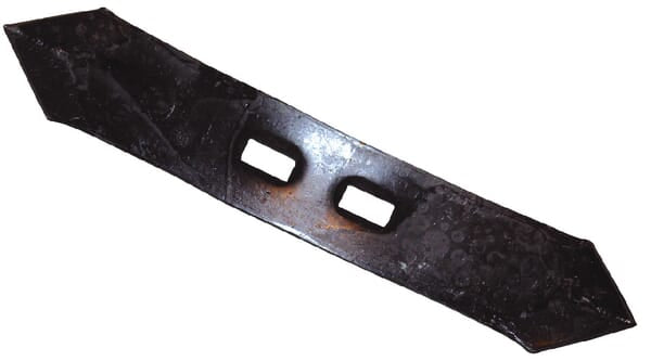 KRAMP Grubberspitze 350x60x12mm, reversibel, flach, 2 Löcher, passend für Universal CP408095