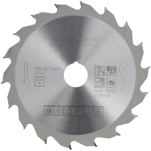 Saw blade 125x20 Z18