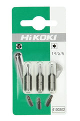 KRAMP Torx-Bits 1/4" T4/T5/T6-25 mm (3x) 4100302